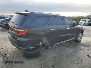 2014 Dodge Durango Citadel z VIN 1C4RDJEG8EC598108, wystawiony jako Copart lot #52485325 z przebiegiem 137 179 mil mil oraz Szkoda całkowita • Salvage title. Historia ofert i sprzedaży dostępna na DreamBid. Obrazek 3.