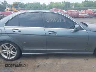 2012 Mercedes-Benz C 300 Sport with VIN WDDGF8BBXCR209813, listed as a IAAI auction lot 42446496 with 138,302 mi miles and . Bid and sale history available at DreamBid. Image 13.