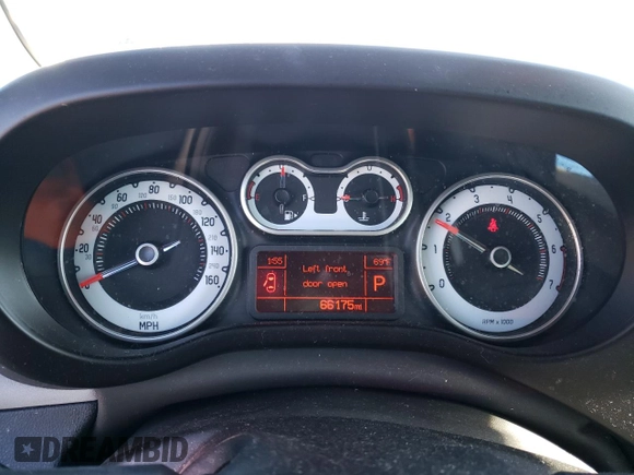 2014 FIAT 500L Easy with VIN ZFBCFABH9EZ002310, listed as a Copart auction lot 83619764 with 66,175 mi miles and Salvage Title. Bid and sale history available at carsss.com. Image 9.