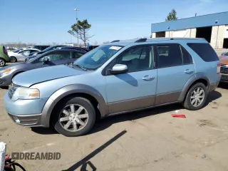 2008 Ford Taurus X SEL with VIN 1FMDK02W78GA10889, listed as a Copart auction lot 50197185 with 142,003 mi miles and Salvage Title. Bid and sale history available at DreamBid. Image 1.