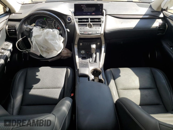 2020 Lexus NX 300h with VIN JTJGJRDZ9L5003508, listed as a Copart auction lot 56998115 with 49,174 mi miles and Salvage title. Bid and sale history available at DreamBid. Image 8.
