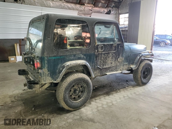 1994 Jeep Wrangler z VIN 1J4FY29S2RP471794, wystawiony jako Copart lot #47488005 z przebiegiem 165 900 mil mil oraz Nie do naprawy • Non repairable. Historia ofert i sprzedaży dostępna na DreamBid. Obrazek 3.