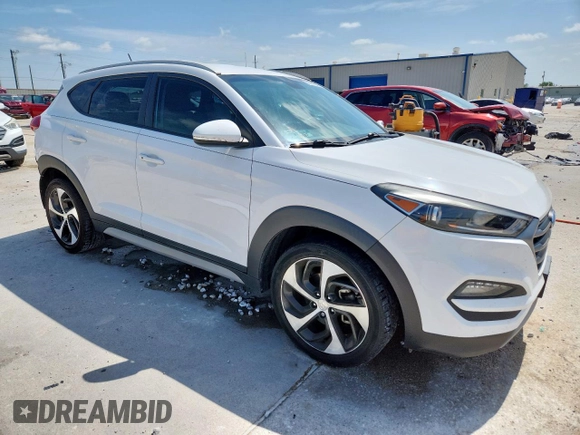 2017 Hyundai Tucson Sport z VIN KM8J33A29HU591930, wystawiony jako Copart lot #60057505 z przebiegiem 70 037 mil mil oraz Szkoda całkowita • Salvage title. Historia ofert i sprzedaży dostępna na DreamBid. Obrazek 4.