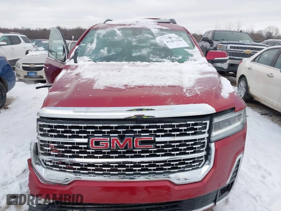2021 GMC Acadia Denali with VIN 1GKKNXLS8MZ144319, listed as a IAAI auction lot 41287238 with 41,146 mi miles and . Bid and sale history available at DreamBid. Image 13.