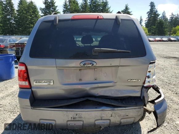 2008 Ford Escape XLT with VIN 1FMCU93178KD13844, listed as a Copart auction lot 59428785 with 257,847 mi miles and Salvage title. Bid and sale history available at DreamBid. Image 6.
