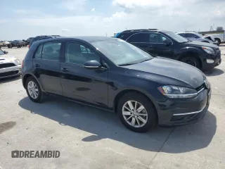 2019 Volkswagen Golf S with VIN 3VWG57AU7KM013240, listed as a Copart auction lot 59143265 with 112,228 mi miles and Salvage title. Bid and sale history available at DreamBid. Image 4.