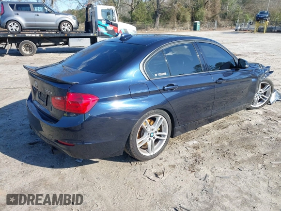 2014 BMW 3 Series 335i with VIN WBA3A9G55ENS64497, listed as a IAAI auction lot 41230908 with 94,244 mi miles. Bid and sale history available at carsss.com. Image 4.