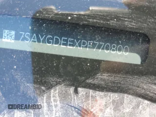 2023 Tesla Model Y Long Range with VIN 7SAYGDEEXPF770800, listed as a Copart auction lot 48324515 with 25,205 mi miles and Salvage Title. Bid and sale history available at DreamBid. Image 13.