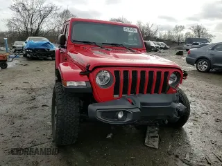 2021 Jeep Wrangler Unlimited Rubicon with VIN 1C4HJXFN6MW820324, listed as a Copart auction lot 85169434 with 48,391 mi miles and Salvage Title. Bid and sale history available at DreamBid. Image 11.