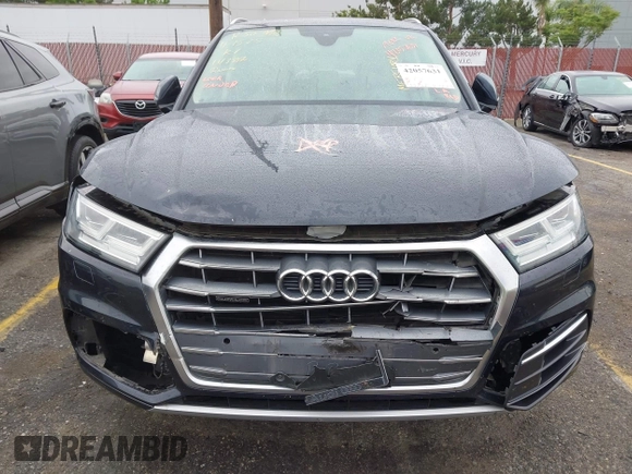 2019 Audi Q5 Premium Plus z VIN WA1BNAFY5K2049080, wystawiony jako IAAI lot #42057631 z przebiegiem 94 767 mil mil oraz . Historia ofert i sprzedaży dostępna na DreamBid. Obrazek 6.