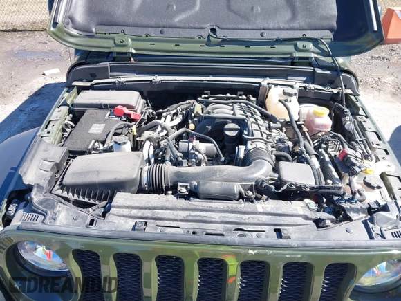 2021 Jeep Wrangler Unlimited Sport S with VIN 1C4HJXDG2MW814413, listed as a IAAI auction lot 41712547 with 11,913 mi miles. Bid and sale history available at carsss.com. Image 10.