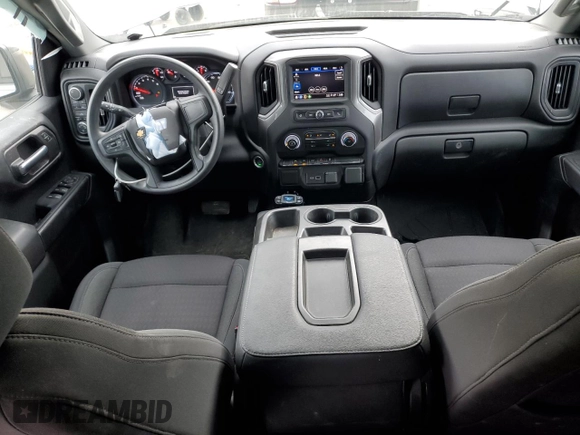 2023 Chevrolet Silverado 1500 Custom with VIN 1GCPDBEK3PZ142177, listed as a Copart auction lot 84017994 with 21,862 mi miles and Salvage Title. Bid and sale history available at DreamBid. Image 8.