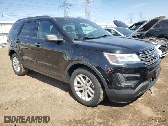 2016 Ford Explorer with VIN 1FM5K8BH9GGB37128, listed as a Copart auction lot 53164395 with 64,230 mi miles and Salvage Title. Bid and sale history available at DreamBid. Image 4.