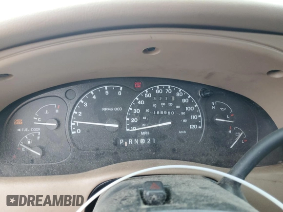 2002 Ford Ranger XL Fleet with VIN 1FTYR44U42PA17990, listed as a Copart auction lot 54319805 with 188,960 mi miles and Salvage title. Bid and sale history available at DreamBid. Image 9.