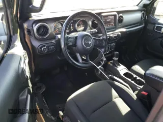 2021 Jeep Wrangler Sport S with VIN 1C4HJXAG0MW577361, listed as a Copart auction lot 75499554 with 39,529 mi miles and Salvage Title. Bid and sale history available at DreamBid. Image 8.