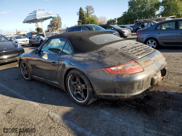 2007 Porsche 911 Carrera S with VIN WP0CB29917S776849, listed as a Copart auction lot 47824455 with 27,283 mi miles and Salvage Title. Bid and sale history available at carsss.com. Image 2.