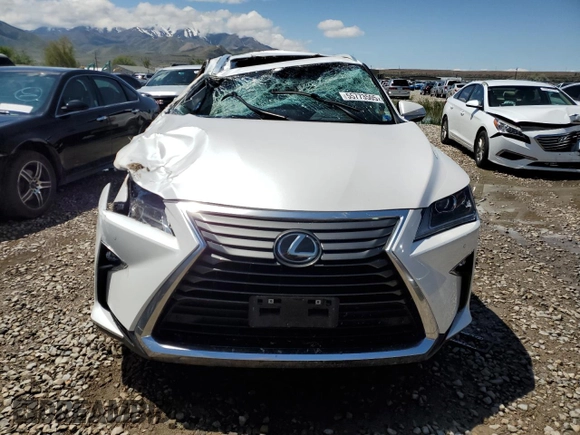 2019 Lexus RX 350 with VIN 2T2BZMCA7KC183590, listed as a Copart auction lot 55773505 with 41,239 mi miles and Salvage title. Bid and sale history available at DreamBid. Image 5.