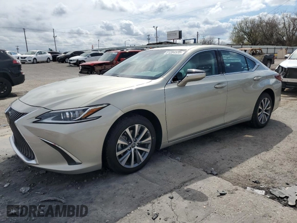 2019 Lexus ES 350 with VIN 58ABZ1B10KU020498, listed as a Copart auction lot 51284535 with 61,157 mi miles and Salvage Title. Bid and sale history available at DreamBid. Image 1.