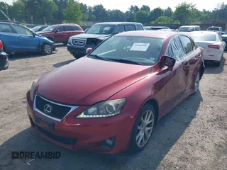 2013 Lexus IS 250 with VIN JTHCF5C28D5063750, listed as a IAAI auction lot 42464900 with 154,835 mi miles and . Bid and sale history available at DreamBid. Image 2.