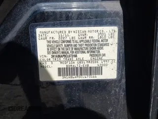 2012 Nissan Sentra S with VIN 3N1AB6AP0CL673166, listed as a IAAI auction lot 42133536 with 114,485 mi miles and . Bid and sale history available at DreamBid. Image 9.