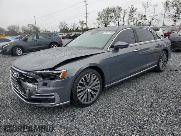 2019 Audi A8 L with VIN WAU8DAF88KN019828, listed as a Copart auction lot 88327945 with 27,307 mi miles and Non Repairable. Bid and sale history available at carsss.com. Image 1.