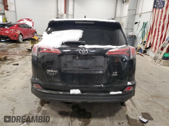 2017 Toyota RAV4 LE with VIN 2T3BFREV1HW673855, listed as a Copart auction lot 45397915 with Not provided miles and Non repairable. Bid and sale history available at DreamBid. Image 6.
