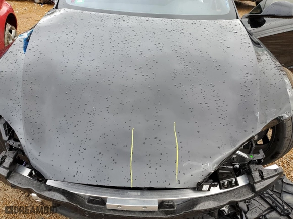 2022 Tesla Model S with VIN 5YJSA1E58NF488719, listed as a Copart auction lot 81804213 with 0 mi miles and Salvage Title. Bid and sale history available at carsss.com. Image 11.