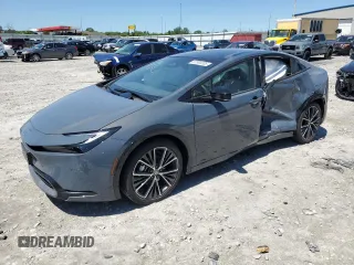 2024 Toyota Prius LE with VIN JTDADABU3R3023556, listed as a Copart auction lot 57304705 with 19,977 mi miles and Salvage title. Bid and sale history available at DreamBid. Image 1.