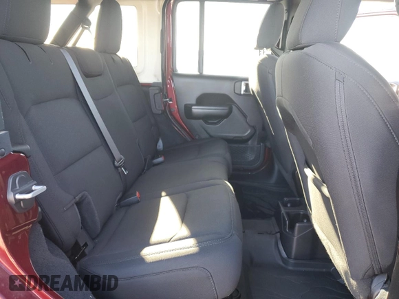 2021 Jeep Wrangler Unlimited Sport Altitude with VIN 1C4HJXDG4MW734322, listed as a Copart auction lot 41670625 with 45,963 mi miles and Salvage title. Bid and sale history available at DreamBid. Image 10.