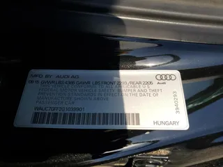 2016 Audi A3 1.8T Premium Plus with VIN WAUC7GFF2G1039901, listed as a Copart auction lot 45042995 with 73,212 mi miles and Salvage Title. Bid and sale history available at carsss.com. Image 13.