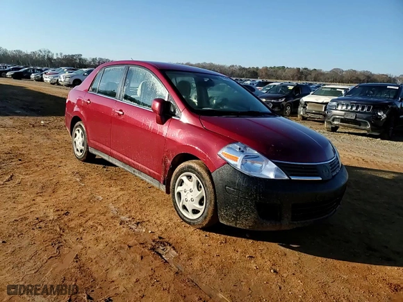 2007 Nissan Versa 1.8 S with VIN 3N1BC11E37L420609, listed as a Copart auction lot 85940874 with 112,342 mi miles and Salvage Title. Bid and sale history available at carsss.com. Image 11.