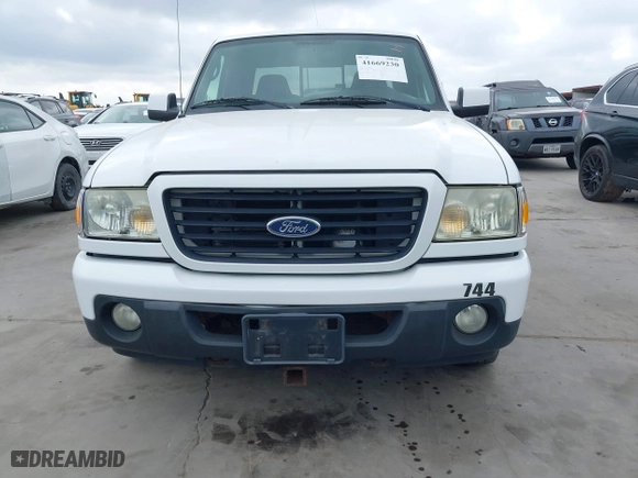 2008 Ford Ranger XLT with VIN 1FTYR44U08PA20295, listed as a IAAI auction lot 41669230 with 65,184 mi miles. Bid and sale history available at carsss.com. Image 6.