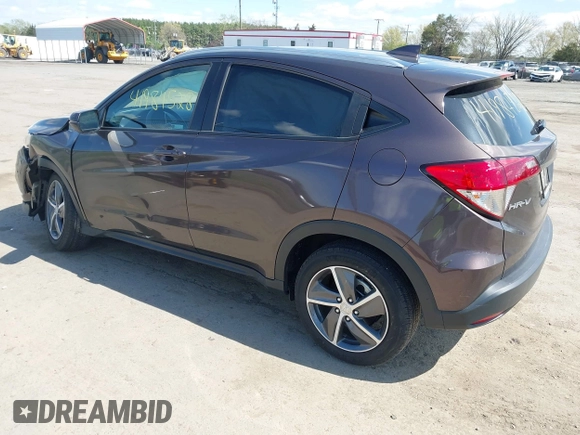 2021 Honda HR-V EX with VIN 3CZRU6H55MM750120, listed as a IAAI auction lot 41984528 with 21,512 mi miles. Bid and sale history available at carsss.com. Image 3.