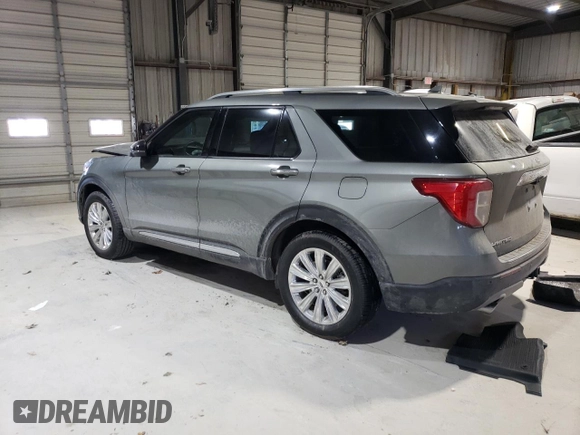 2020 Ford Explorer Limited with VIN 1FM5K7FWXLGC30852, listed as a Copart auction lot 46270785 with 39,341 mi miles and Salvage Title. Bid and sale history available at DreamBid. Image 2.