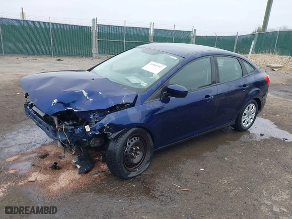 2012 Ford Focus SE with VIN 1FAHP3F28CL104401, listed as a IAAI auction lot 41805347 with 130,953 mi miles. Bid and sale history available at carsss.com. Image 18.