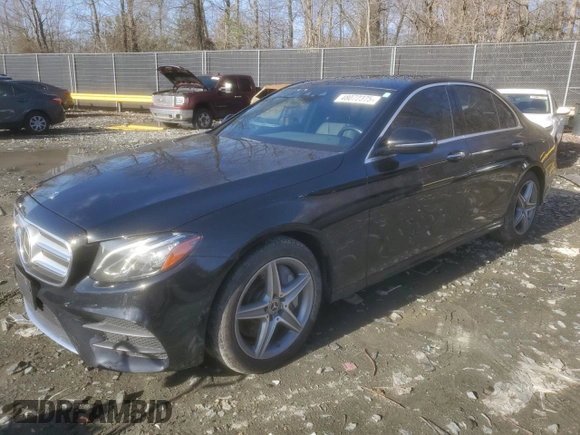 2019 Mercedes-Benz E 450 with VIN WDDZF6JBXKA562502, listed as a Copart auction lot 48072375 with 46,209 mi miles and Salvage Title. Bid and sale history available at DreamBid. Image 1.