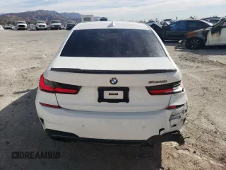 2021 BMW 3 Series M340i with VIN 3MW5U7J02M8B87249, listed as a Copart auction lot 43606975 with 43,373 mi miles and Salvage Title. Bid and sale history available at carsss.com. Image 6.