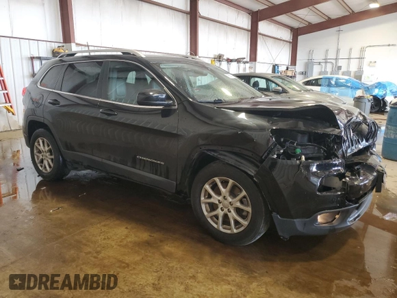 2018 Jeep Cherokee Latitude Plus with VIN 1C4PJMLXXJD514993, listed as a Copart auction lot 56511035 with 75,362 mi miles and Salvage title. Bid and sale history available at DreamBid. Image 4.