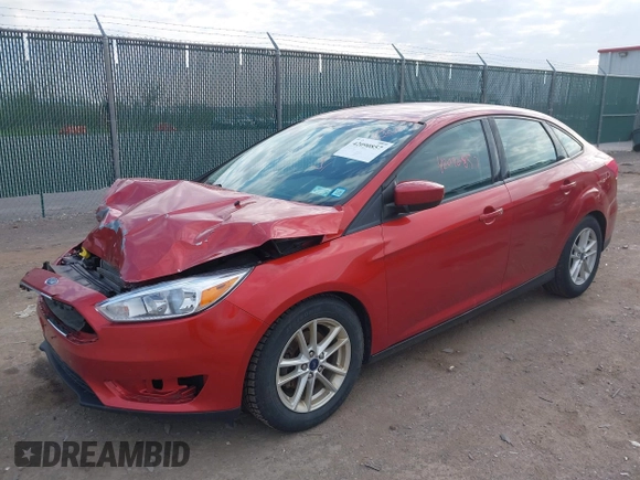 2018 Ford Focus SE with VIN 1FADP3FE6JL318552, listed as a IAAI auction lot 42090857 with 81,624 mi miles. Bid and sale history available at carsss.com. Image 17.
