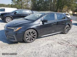 2020 Toyota Corolla SE with VIN JTDS4RCE4LJ002275, listed as a Copart auction lot 50859945 with 107,929 mi miles and Salvage Title. Bid and sale history available at carsss.com. Image 1.