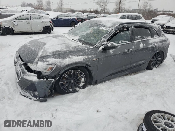 2022 Audi e-tron Prestige with VIN WA1VAAGE5NB039506, listed as a Copart auction lot 83216424 with Not provided miles and Salvage title. Bid and sale history available at DreamBid. Image 1.