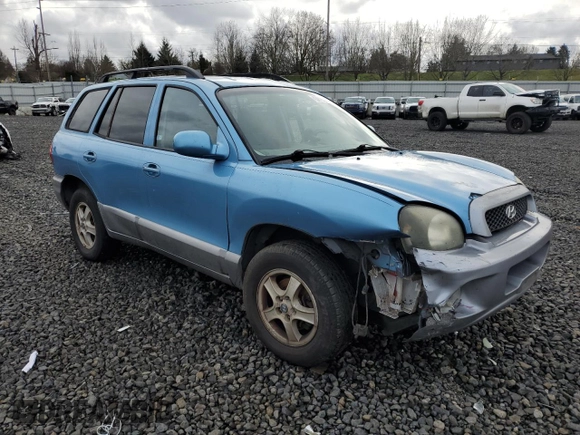 2004 Hyundai Santa Fe GLS with VIN KM8SC73D84U836947, listed as a Copart auction lot 43819265 with 153,487 mi miles and Salvage Title. Bid and sale history available at carsss.com. Image 4.