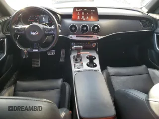 2020 Kia Stinger GT1 with VIN KNAE45LC3L6082883, listed as a Copart auction lot 79273504 with 70,367 mi miles and Salvage Title. Bid and sale history available at DreamBid. Image 8.
