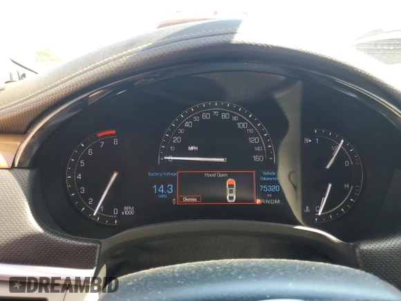 2019 Cadillac XTS Luxury with VIN 2G61M5S37K9115137, listed as a Copart auction lot 52004795 with 75,320 mi miles and Salvage title. Bid and sale history available at DreamBid. Image 9.