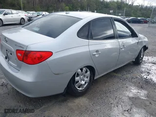 2007 Hyundai Elantra GLS with VIN KMHDU46D07U138921, listed as a IAAI auction lot 41903529 with 158,542 mi miles. Bid and sale history available at carsss.com. Image 4.