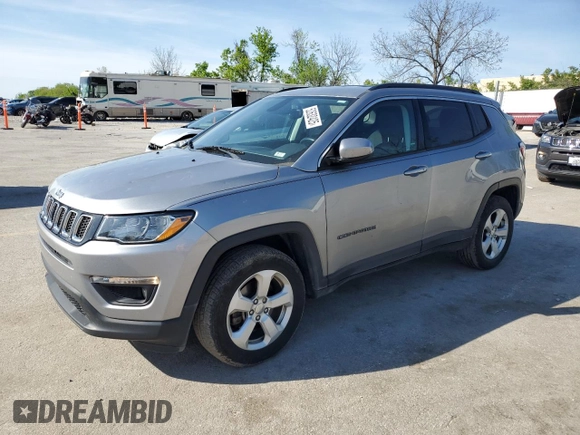 2018 Jeep Compass Latitude with VIN 3C4NJDBB9JT315652, listed as a Copart auction lot 52632425 with 86,118 mi miles and Clean title. Bid and sale history available at DreamBid. Image 1.