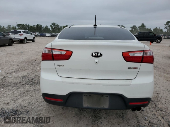 2015 Kia Rio EX with VIN KNADN4A32F6424365, listed as a Copart auction lot 70862234 with 87,586 mi miles and Salvage Title. Bid and sale history available at carsss.com. Image 6.