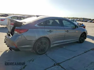2018 Hyundai Sonata SEL with VIN 5NPE34AF3JH678141, listed as a Copart auction lot 50195975 with 42,701 mi miles and Salvage Title. Bid and sale history available at DreamBid. Image 3.