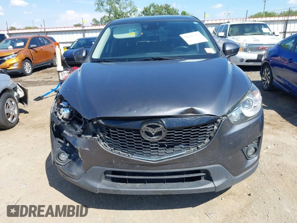 2014 Mazda CX-5 Grand Touring with VIN JM3KE2DY8E0383206, listed as a IAAI auction lot 40205756 with 120,231 mi miles. Bid and sale history available at carsss.com. Image 12.