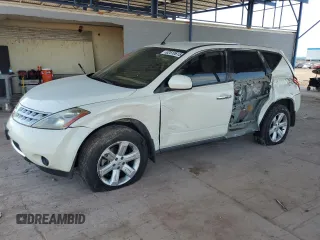 2007 Nissan Murano SL with VIN JN8AZ08T47W517693, listed as a Copart auction lot 62510615 with 165,844 mi miles and Salvage title. Bid and sale history available at DreamBid. Image 1.